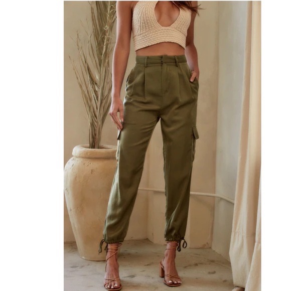 Carmen Olive Trousers